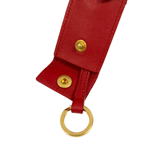 Saint Laurent- Petit Cabas Shoulder Bag Wine Red Gold Metal Fittings