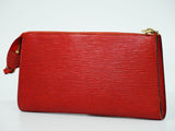 Louis Vuitton Pochette Epi Castilian Red Clutch