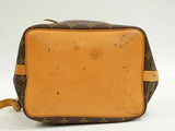 Louis Vuitton Petit Noe Monogram Shoulder Bag Brown
