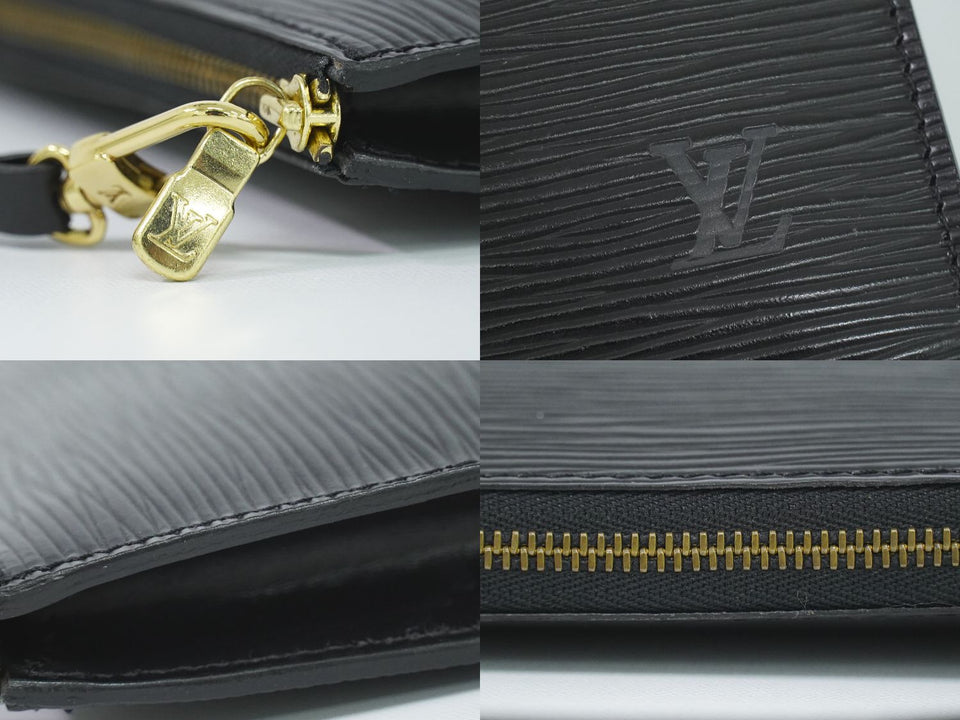 Louis Vuitton LV Pochette Accessoires Epi Leather Handbag Pouch