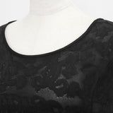Chanel Black Frill Dress P63292