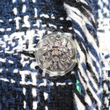 Chanel Tweed Jacket with Coco Mark Buttons