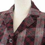 Chanel Jacket P33303 Burgundy Black 36