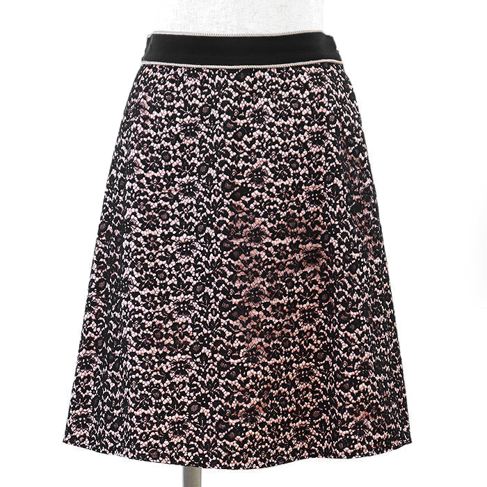 Gucci skirt 415347 Rayon Pink, Black 40