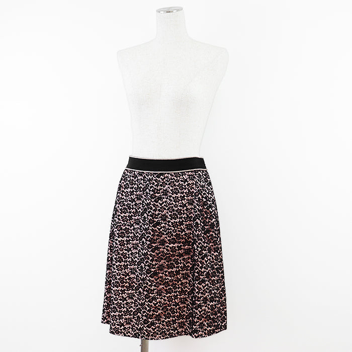 Gucci skirt 415347 Rayon Pink, Black 40