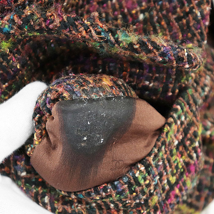 Chanel Tweed Jacket Wool Blend Jacket