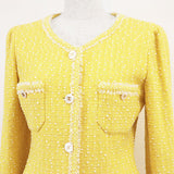 Chanel Tweed Wool Cotton 2way Set Up