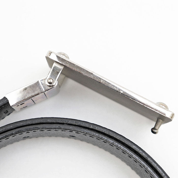 Louis Vuitton Sangle Adventure Damier Graphite Leather Belt