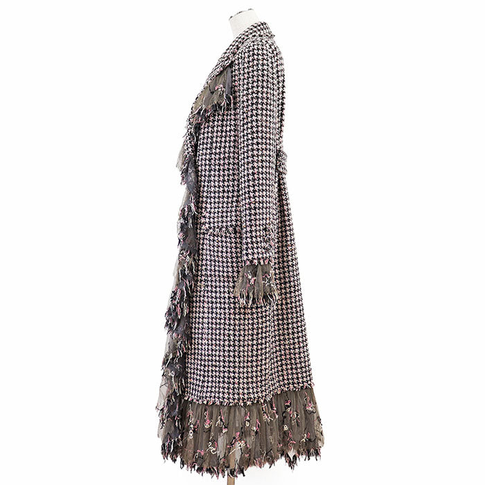 Chanel Wool Silk Long Coat