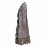Chanel Wool Silk Long Coat