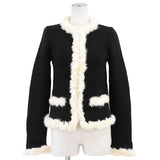 Chanel Mohair Blend Knit igan Jacket
