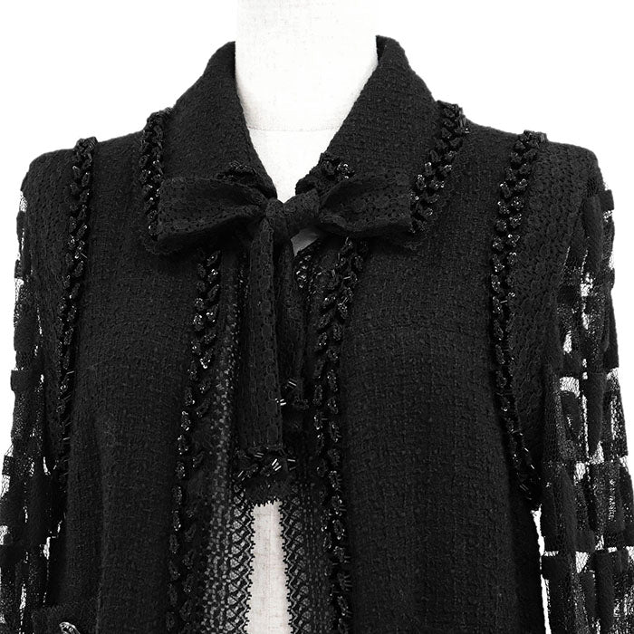 Chanel Tweed Wool Nylon Jacket