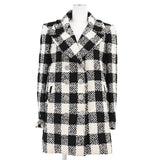 Chanel P54393 Tweed Wool Silk Coat
