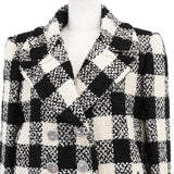 Chanel P54393 Tweed Wool Silk Coat