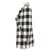 Chanel P54393 Tweed Wool Silk Coat
