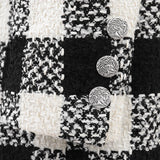 Chanel P54393 Tweed Wool Silk Coat