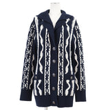 Chanel P59195 Wool Cashmere Knit igan
