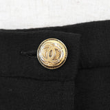 Chanel Knit Jersey 100% Wool Skirt