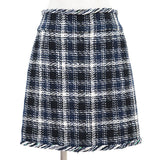 Chanel P58734 Tweed Cotton Linen Silk Skirt