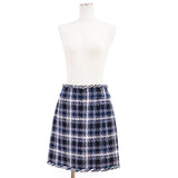 Chanel P58734 Tweed Cotton Linen Silk Skirt