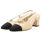 Chanel G31318 COCO Mark Leather Pumps