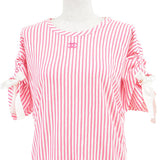 Chanel COCO Mark Embroidery Cotton Blend Pullover