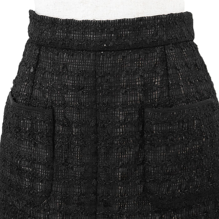 Chanel P43711 Tweed Mesh Skirt