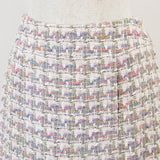 Chanel Tweed Cotton Blend Skirt