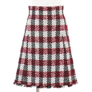 Chanel P55020 Tweed Cotton Wool Skirt