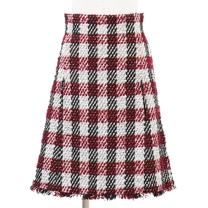 Chanel P55020 Tweed Cotton Wool Skirt