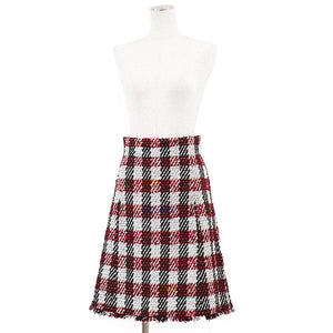Chanel P55020 Tweed Cotton Wool Skirt