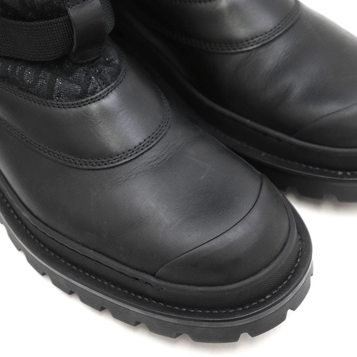 Dior Oblique Leather Jacquard Boots