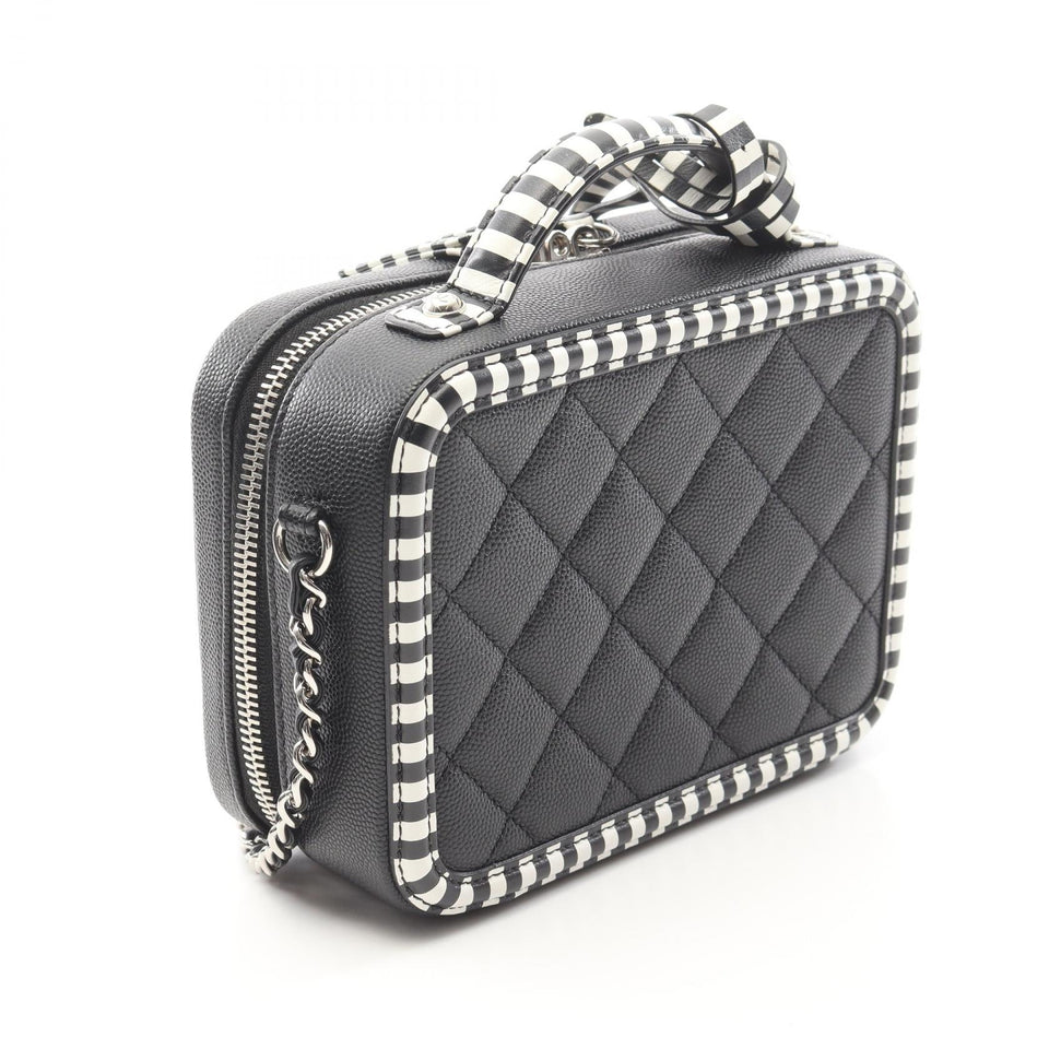 Chanel CC Filigree Grained Calfskin 2way Shoulder Bag