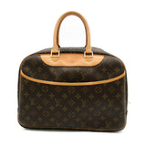 Louis Vuitton Deauville Handbag PVC Coated Canvas Monogram