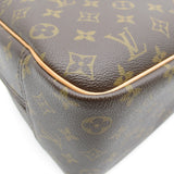 Louis Vuitton Deauville Handbag PVC Coated Canvas Monogram