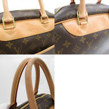 Louis Vuitton Deauville Handbag PVC Coated Canvas Monogram