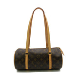 Louis Vuitton Papillon 30 Shoulder Bag PVC Coated Canvas
