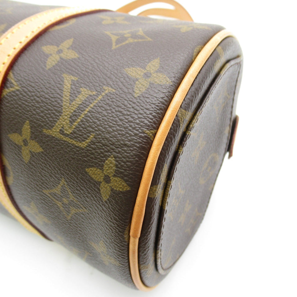 Louis Vuitton Papillon 30 Shoulder Bag PVC Coated Canvas