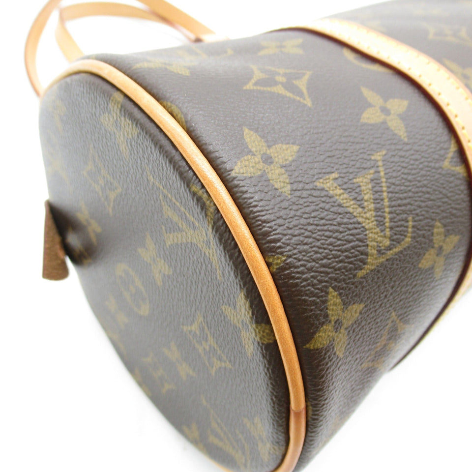 Louis Vuitton Papillon 30 Shoulder Bag PVC Coated Canvas