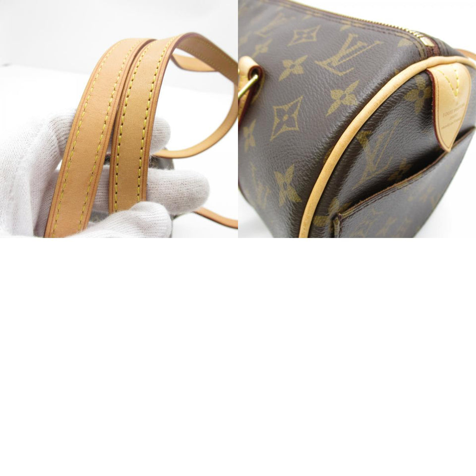 Louis Vuitton Papillon 30 Shoulder Bag PVC Coated Canvas Monogram