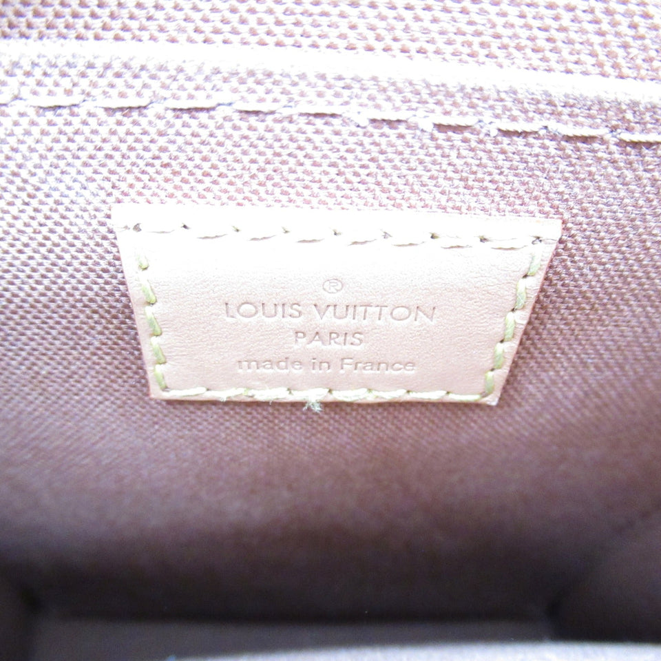 Louis Vuitton Petite Sac Plat Shoulder Bag Monogram Brown