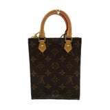 Louis Vuitton Petite Sac Plat Shoulder Bag Monogram Brown