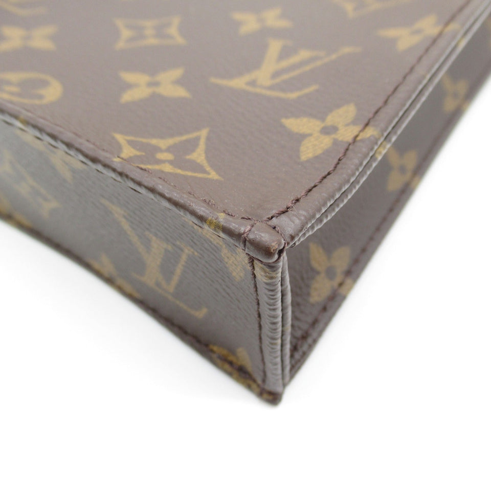 Louis Vuitton Petite Sac Plat Shoulder Bag Coated Canvas