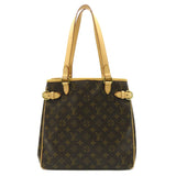 Louis Vuitton Batignolles Vertical PVC Coated Canvas Monogram Tote Bag