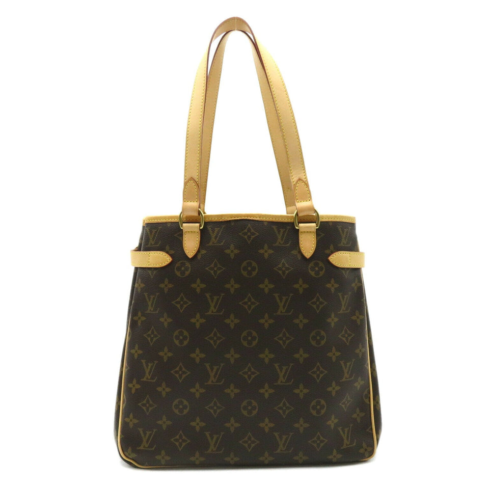 Louis Vuitton Batignolles Vertical PVC Coated Canvas Monogram Tote Bag