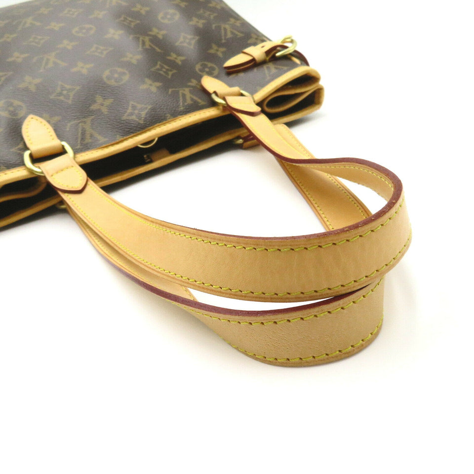 Louis Vuitton Batignolles Vertical PVC Coated Canvas Monogram Tote Bag