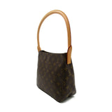 Louis Vuitton Looping MM Shoulder Bag Monogram Brown