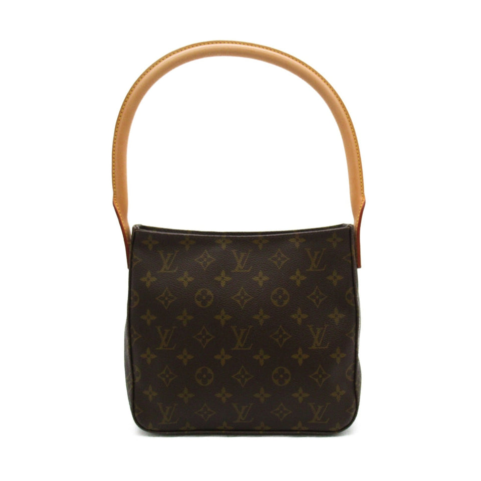 Louis Vuitton Looping MM Shoulder Bag Monogram Brown