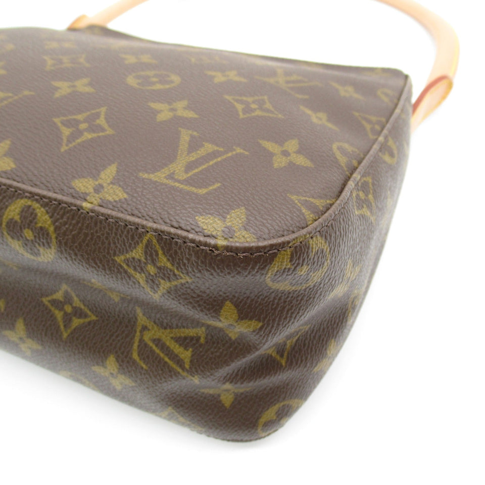 Louis Vuitton Looping MM Shoulder Bag Monogram Brown