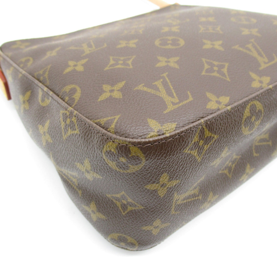 Louis Vuitton Looping MM Shoulder Bag Monogram Brown
